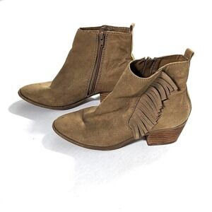 Boho Western Fringe Ankle Boots Festival Coastal Cowgirl‎ American Eagle 7